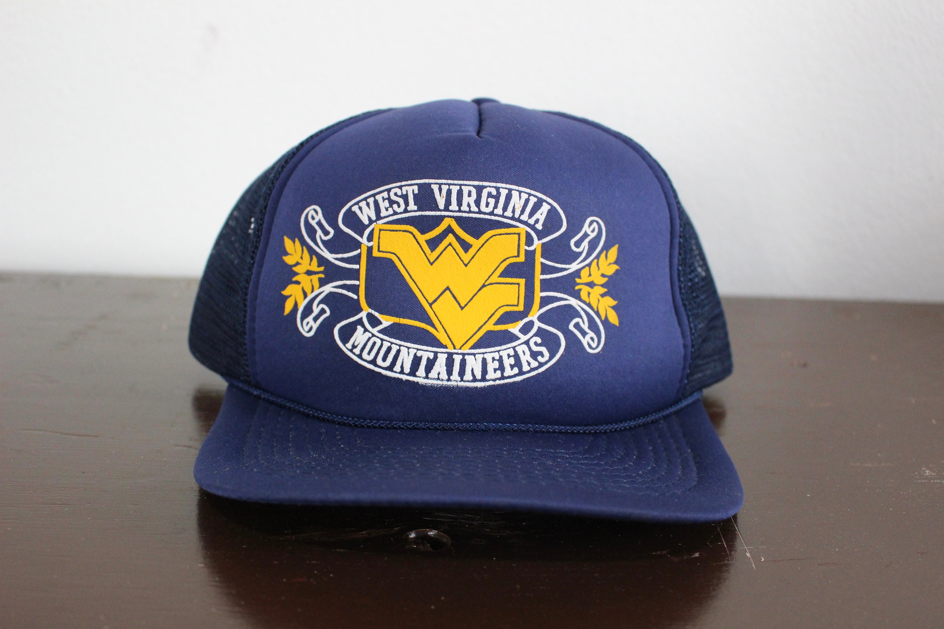 Vintage West Virginia University WVU Snapback Hat
