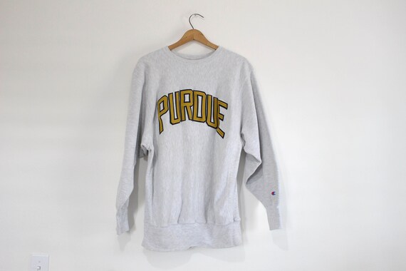 Vintage Purdue University Champion Reverse Weave S
