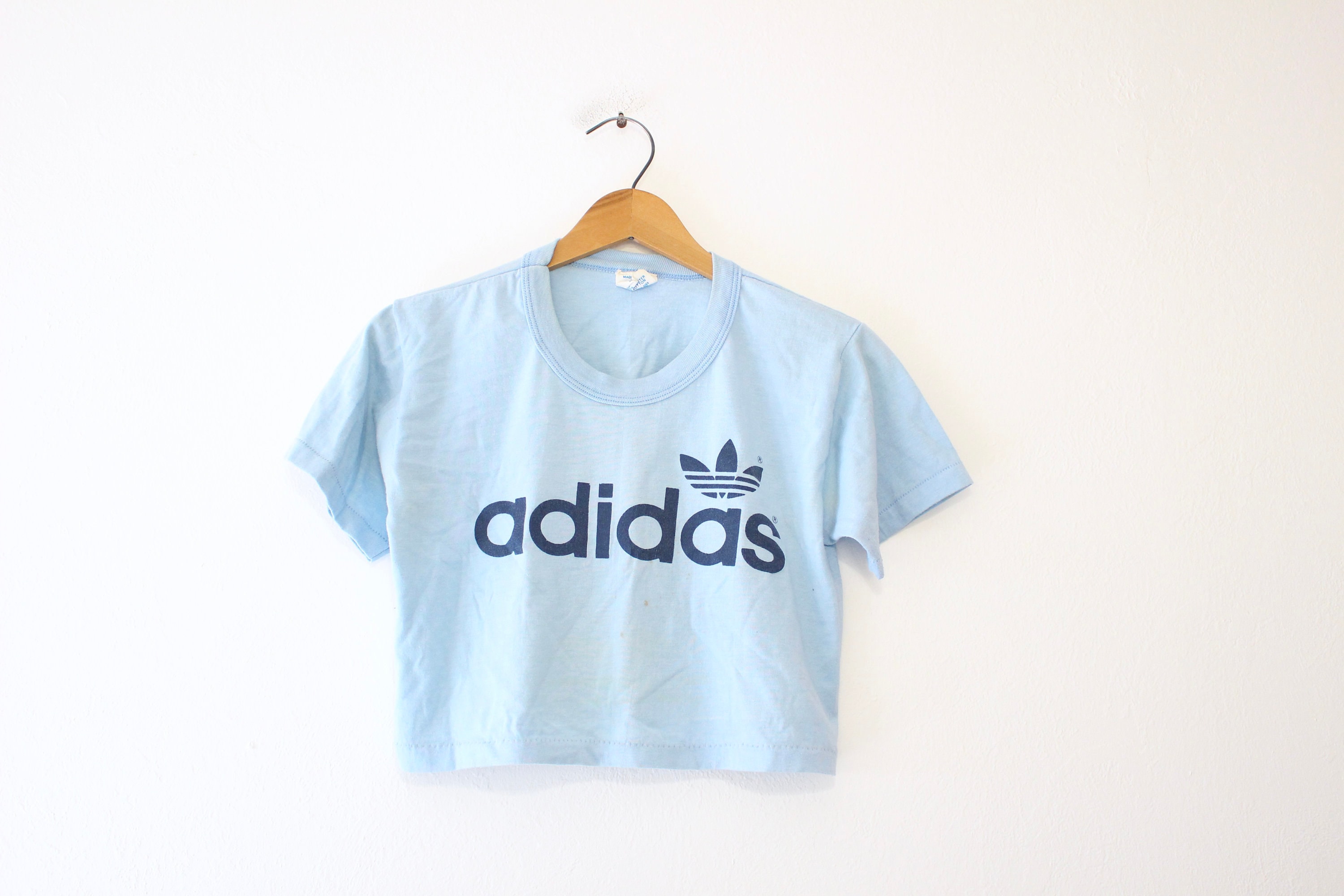 Vintage Adidas Crop Top T Shirt Small - Etsy