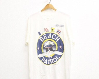 Vintage Beach Patrol T Shirt Large