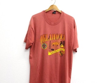 Vintage Oklahoma Native America T Shirt XL