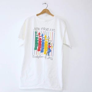 Vintage New Orleans Birthplace of Jazz T Shirt XL