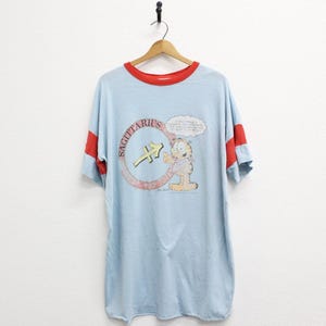 Vintage Garfield Sagittarius Astrology Night T Shirt XL