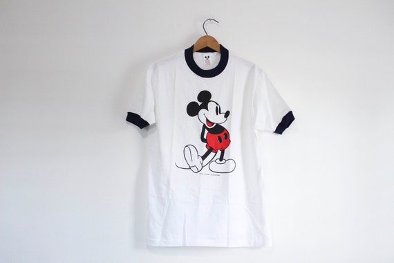 Vintage Walt Disney Productions Mickey Ringer T Sh