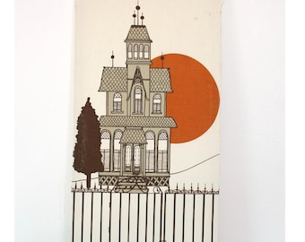 Vintage Marushka Screen Print Victorian House