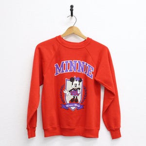 Vintage Kids Walt Disney World Minnie Mouse Sweatshirt Large image 1