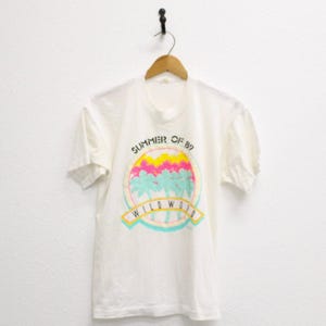 Vintage Wildwood Crest New Jersey Summer of 89 T Shirt Large image 1