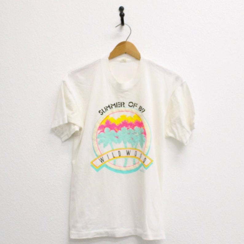 Vintage Wildwood Crest New Jersey Summer of 89 T Shirt Large image 1