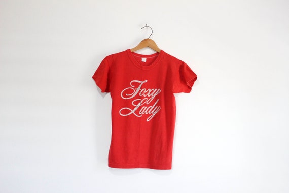 Vintage Foxy Lady T Shirt XS