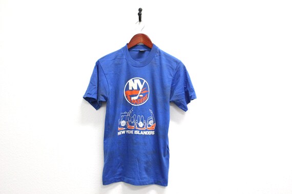 CustomCat New York Islanders The Fisherman Vintage NHL Crewneck Sweatshirt Royal / 3XL