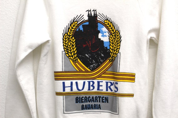 Vintage Huber's Biergarten Bavaria Sweatshirt Small - Etsy