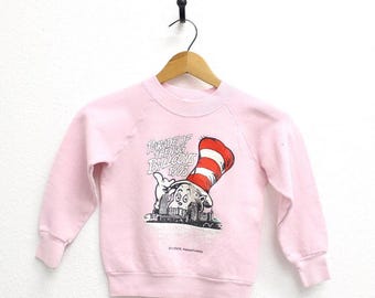 Vintage Kids Dr. Seuss Paradise of the Big Balloons 1993 Sweatshirt Small