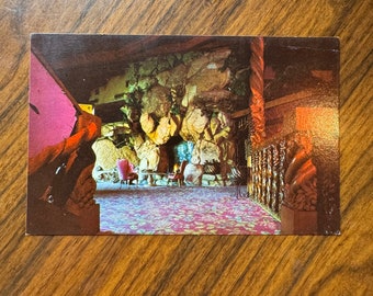 Vintage Kitschy MADONNA INN Lobby Postcard