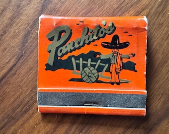 Vintage Panchito's Restaurant San Gabriel CA Matchbook Matches San Francisco CA Near Mission