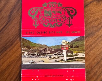 Vintage Kitschy MADONNA INN Motel Hotel Restaurant Exterior Matchbook Cover Only