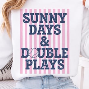 Sunny Days & Double Plays svg, Softball Clipart, Softball Field Mama png, Travel Softball Tournament, Softball Ball Mom, Travel Baseball svg