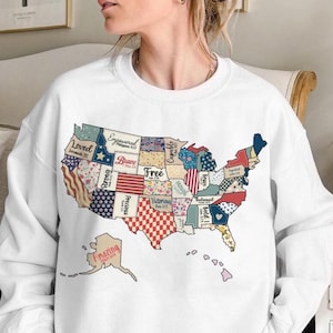 Retro Amerika USA Karte png, 4. Juli png, American Girl Shirt png, American 1776 Shirt png, Bibel Vers Design, USA Flagge Sublimation png