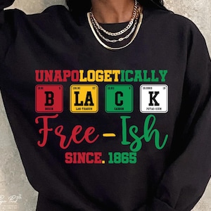 ブラックフリー風 1865 SVG、ジューンティーンス SVG、ブラックプライド SVG、黒人歴史 SVG、黒人歴史月間 png、黒人歴史はアメリカの歴史 svg