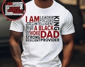 I Am A Black Dad svg png, Black Dad svg, Black Father png, Fathers Day png, Black History Month svg, Black Dad Sublimation Cricut Cut Files