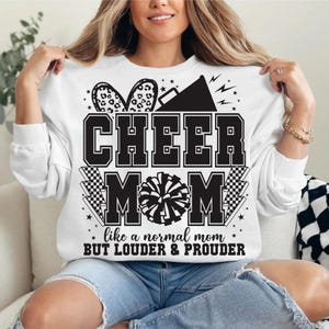 Cheer Mom svg png, Team Spirit svg, Cheer Mom Shirt svg, Cheerleader svg, Cheer Life svg, Mom Life svg, Cheerleader Mom svg, Cricut Cut File