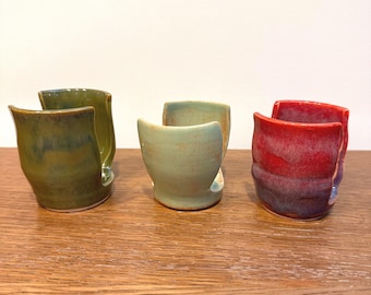 Portaesponjas/paño con rueda - rosa, morado y verde - organización de limpieza de cocina
