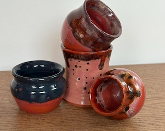 Mini macetas/jarrones/frascos de pociones de terracota: opciones multicolor