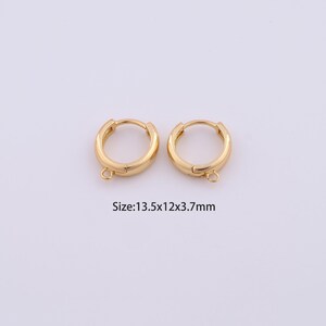 18K Gold Filled Hoop Earrings,Dainty Earring Accessories,Perfect Gifts for Her
