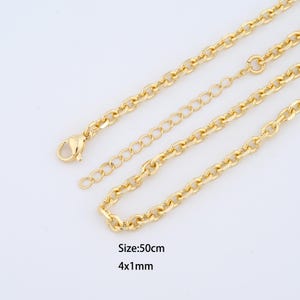 Collar Rolo relleno de oro de 18 quilates de 1 hebra, collar de cadenas, collar ajustable, regalo perfecto para ella