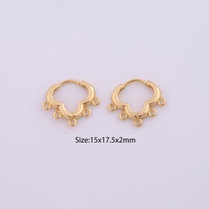 18K Gold Filled Hoop Earrings,Dainty Earring Accessories,Perfect Gifts for Her