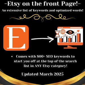 800+ SEO Keywords List | Top Trending Keywords for March 2025 | Etsy Tags | Digital Marketing | SEO Guide for Etsy Listings