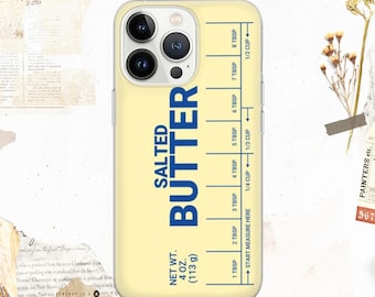 Salted Butter Phone Case – Funny Foodie Gift for iPhone, Samsung & Pixel | Quirky Funny Design