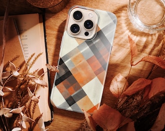 Kuschelige Herbst Handyhülle orange Blätter iPhone 16e Pro Max 15 14 13 12 11 Pixel 9a Pro 8 7A Samsung S25 Edge S24+/25+ A26 A36 A56