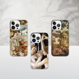 Renaissance Phone Case Famous painting Fine art iPhone 16e Pro Max 15 14 13 12 11 Pixel 9a Pro 8 7A Samsung S25 edge S24+/25+ A26 A36 A56
