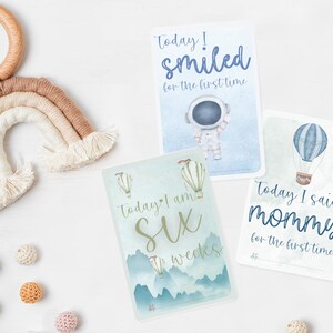 Cartes jalons bébé DIY I 29 cartes imprimables I Téléchargement immédiat I Non sexiste I Premiere année et premiers pas I Accessoires photo bébé I 4 x 6 pouces