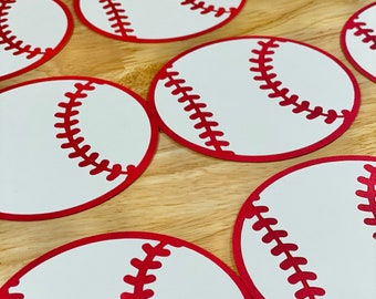 Baseball Cutouts (Set of 12) – Baseball Party Decorations