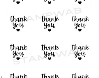 Printable Thank You Tags - Party Favor, Baby Shower (PDF)