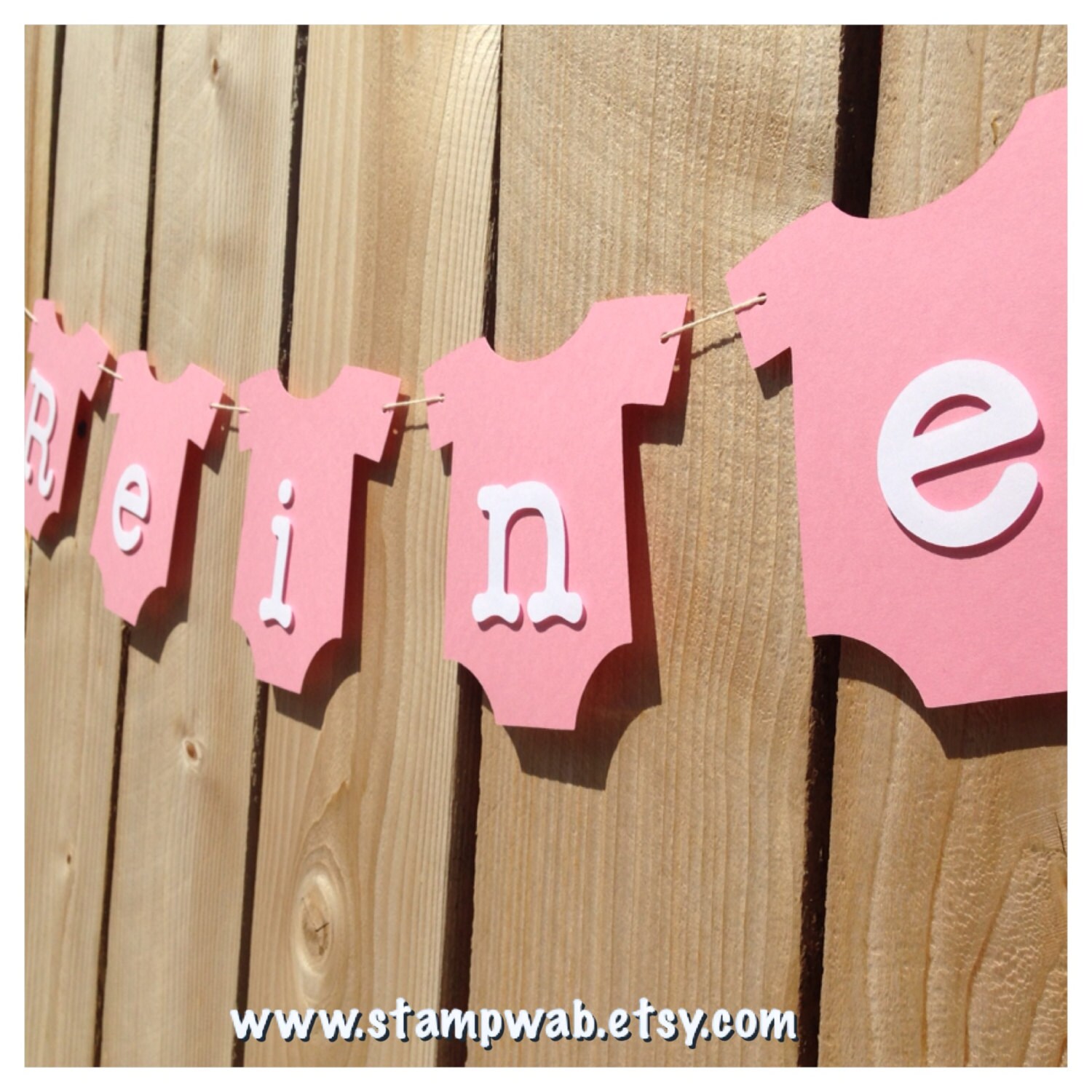 Onesie banner baby banner baby name banner name banner | Etsy