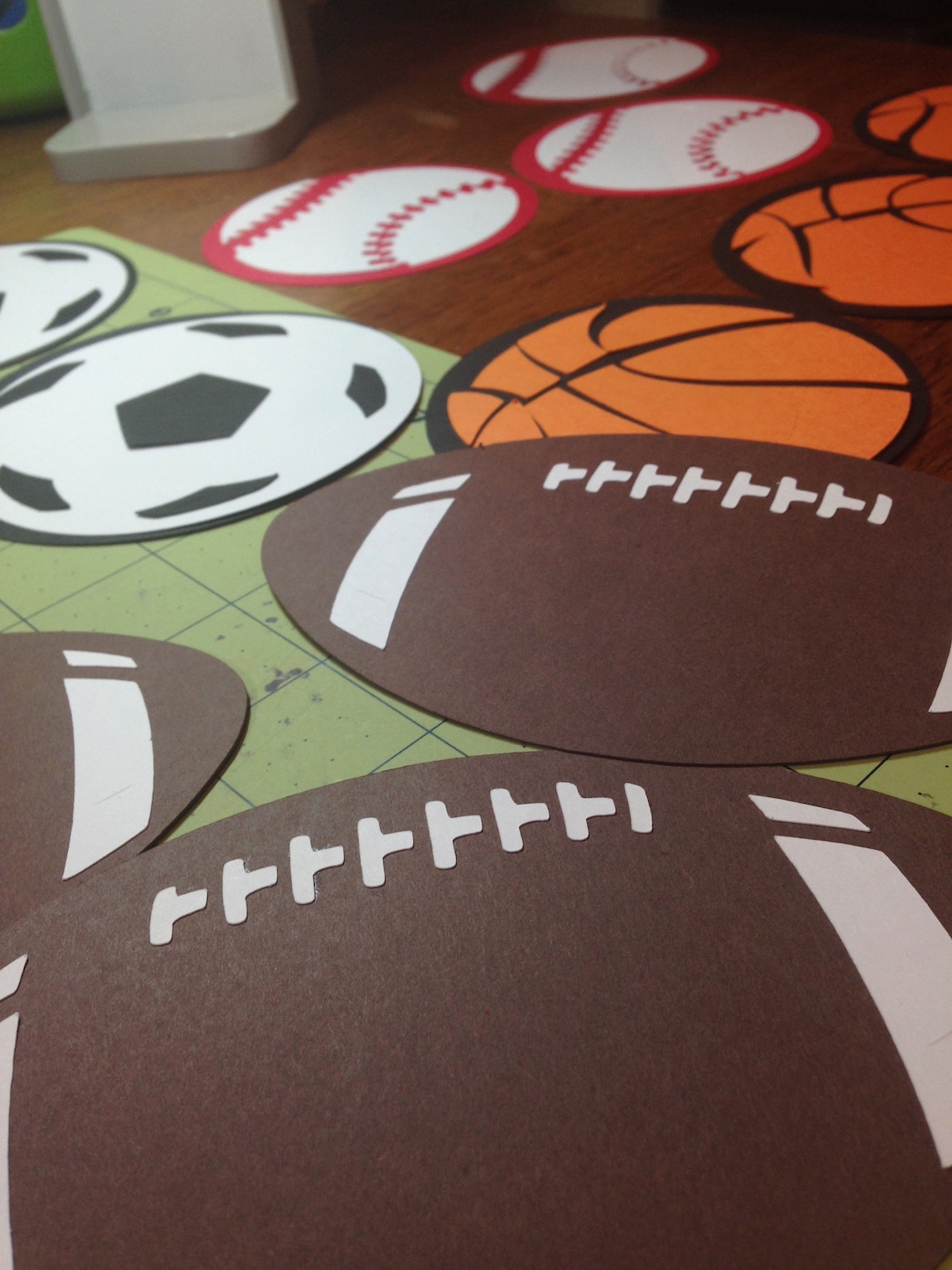 Soccer Ball Cutouts set of 12 Soccer Ball Soccer Team Etsy