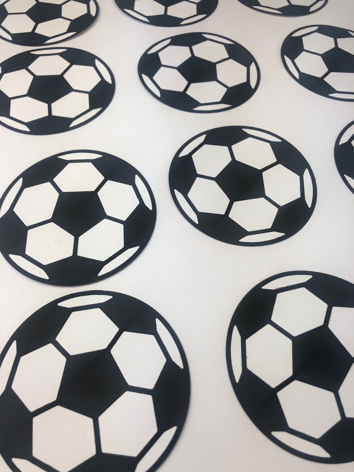 Soccer ball cutouts soccer ball soccer team soccer party Etsy