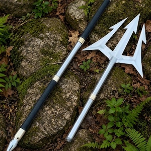 Hand Forged Steel Trident | Handmade Fantasy Trident Replica | Mythical Sea God Inspired Decor | Cosplay Prop | Collector Gift