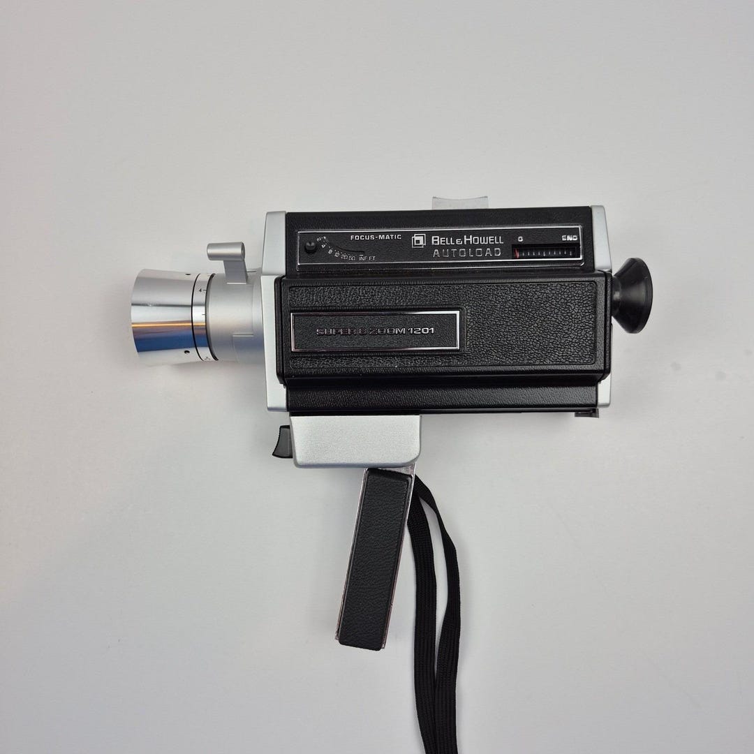 Bell & Howell Autoload Super 8 Model 1201 Movie Camera Vtg Display