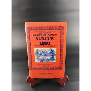 Vintage 1991 Almanac - Blum&#39;s Farmers and Planter&#39;s Almanac Ephemera