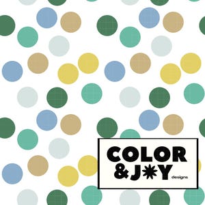 Bunt, Spaß, Schattierungen von Grün Polka Dot Musterdesign Download Digitale Papiere Vinyl Stoff Surface Design Pattern