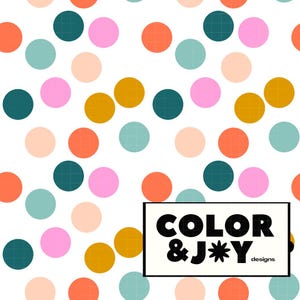 Bunt, Spaß, Juicy Polka Dot nahtlose Muster Download digitale Papiere Vinyl Stoff Oberfläche Design-Muster