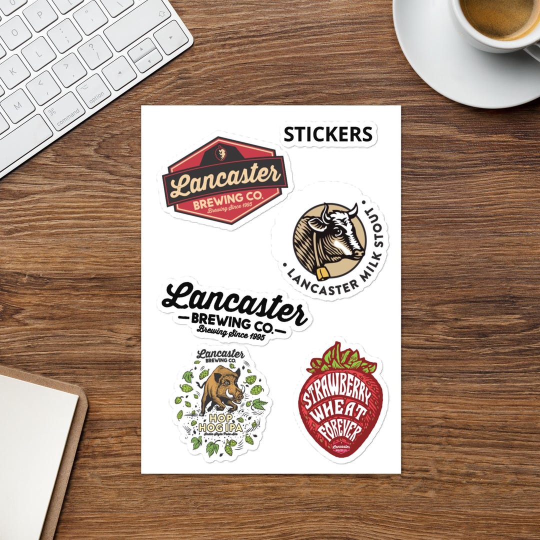 Lancaster Brewing Co. Sticker Sheet - Etsy