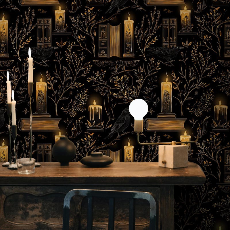 Gothic Wallpaper - Etsy UK