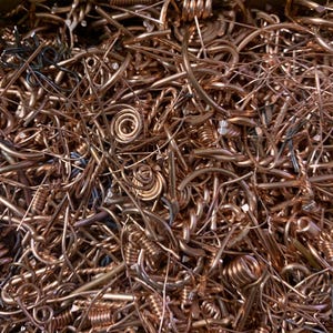 Recycled Copper wire Cuttings, workshops cuttings. Craft and Organise supplies
