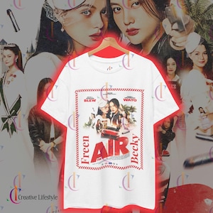 4 Elements The Air T-Shirt  Freen Sarocha & Becky Armstrong GL Series Shirt  Girls Love Drama Aesthetic Tee