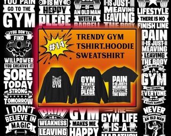 Fitness Hoodie, Gym Quote Sweatshirt, Workout Motivation T-Shirt Fitness Lover Gift Gym Lovers Apparel Bodybuilding, Fitness Clothing