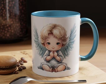 Tazza da caffè con design creativo Little Baby Angel (11, 15 oz)